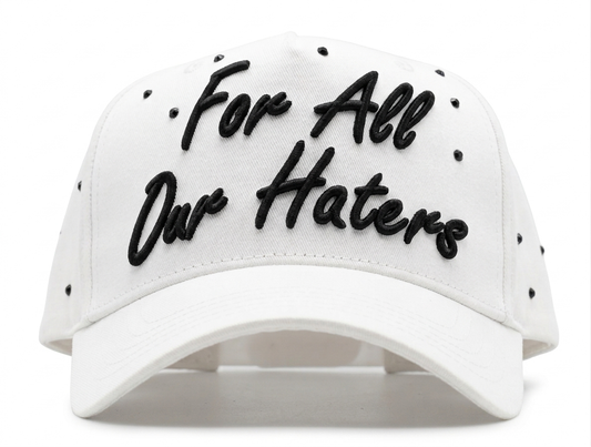 Dandy Hats X Tombochio For All Our Haters Total White
