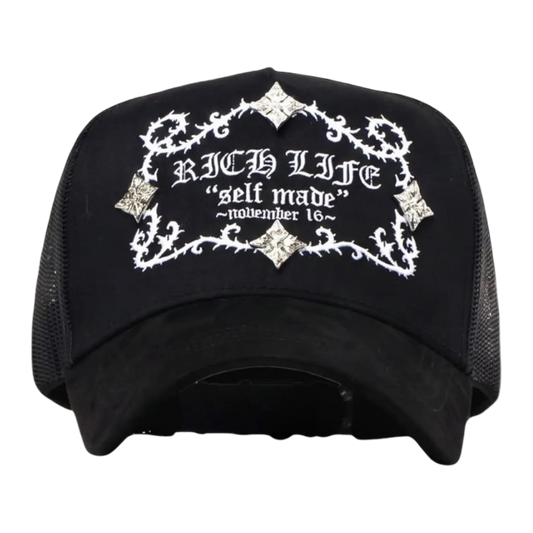 Barbas Hats X Rico O Muerto Rich Life Black (Full Set)